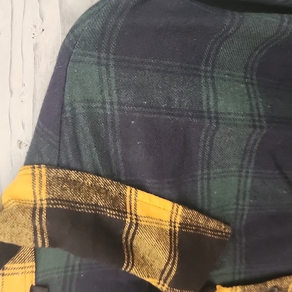 New Look Women's Mismatch Flannel Button Down Top NWT Size 3X - Picture 6 of 11